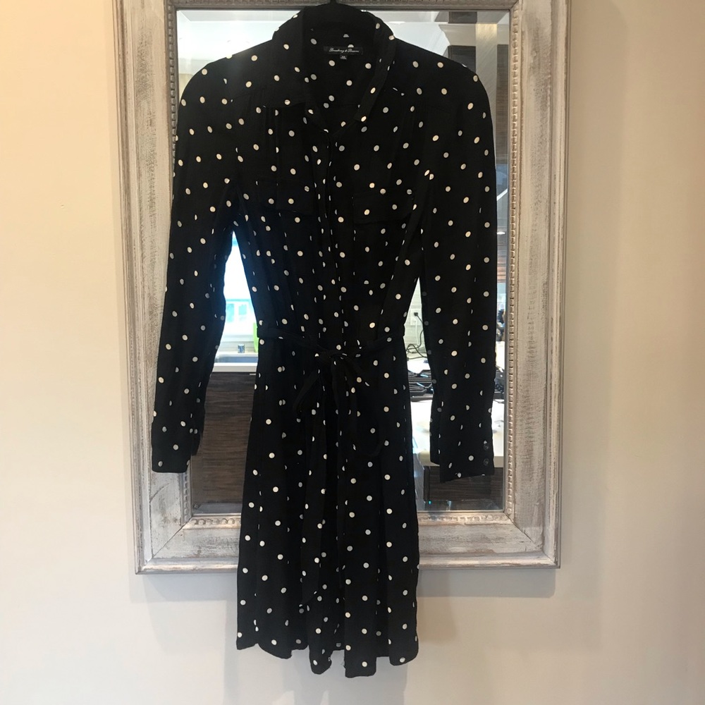 Madewell Polka Dot Shirt Dress